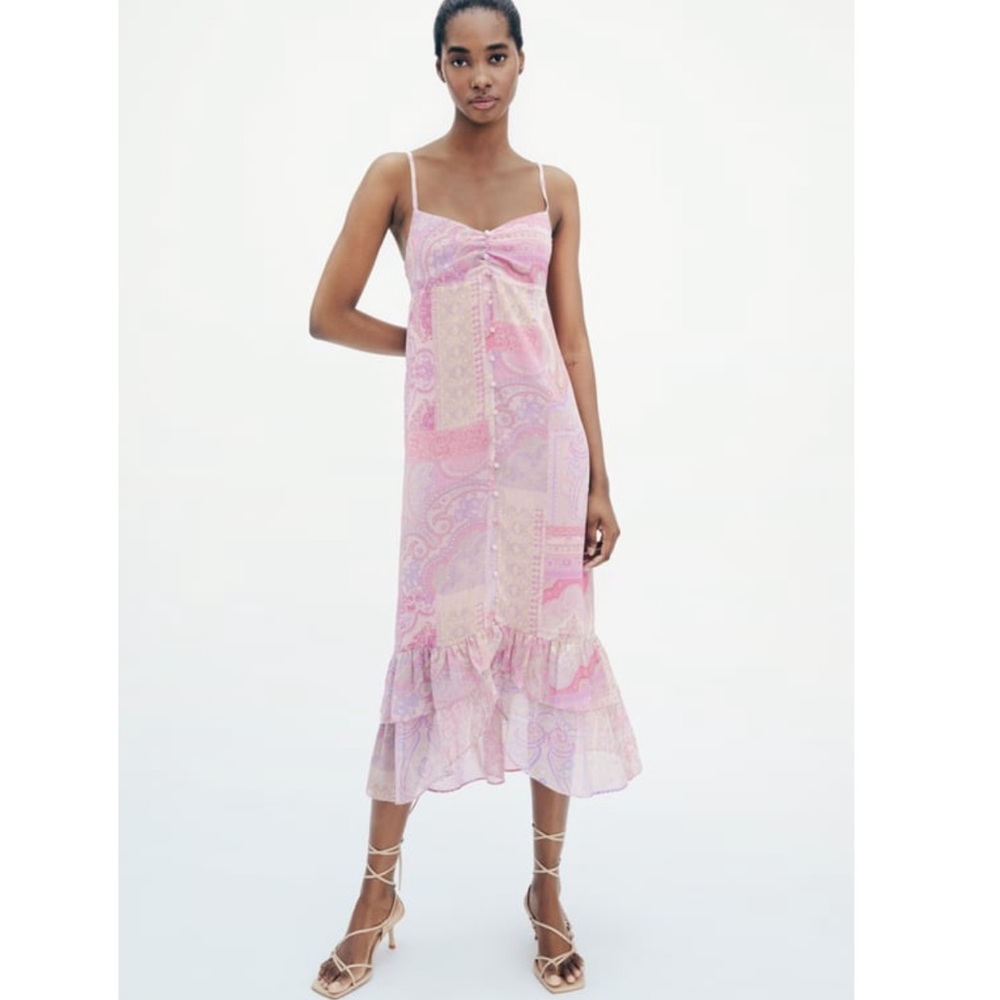 ZARA Paisley Print Dress!